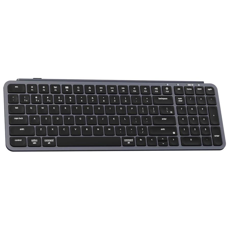 A large main feature product image of Keychron B2 Pro - Ultra-Slim Wireless Keyboard (Space Grey)