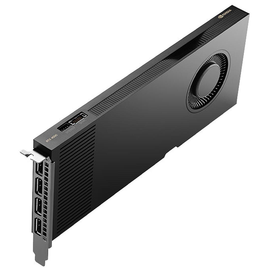 A large main feature product image of NVIDIA RTX 4000 Ada 20GB GDDR6