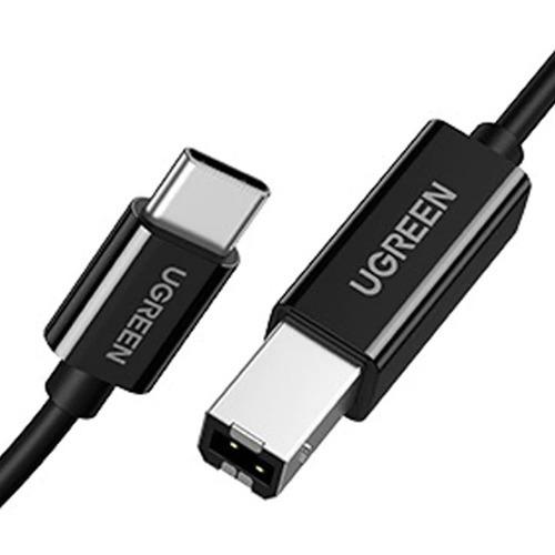 A large main feature product image of UGREEN USB 2.0 Type-C to Type-B Cable (2m)