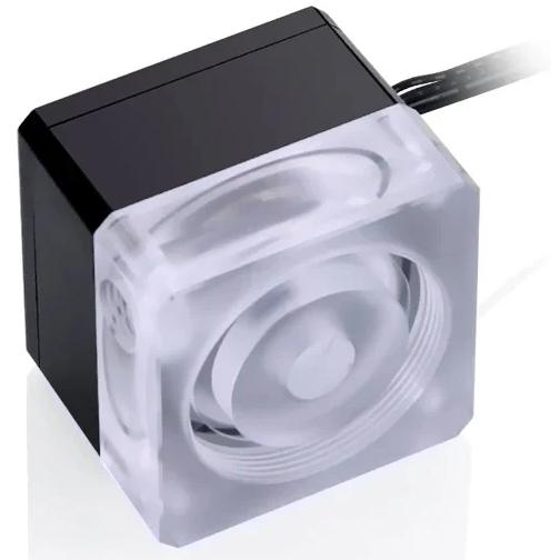 A large main feature product image of Bykski PWM DDC Pump w/ Acrylic Top