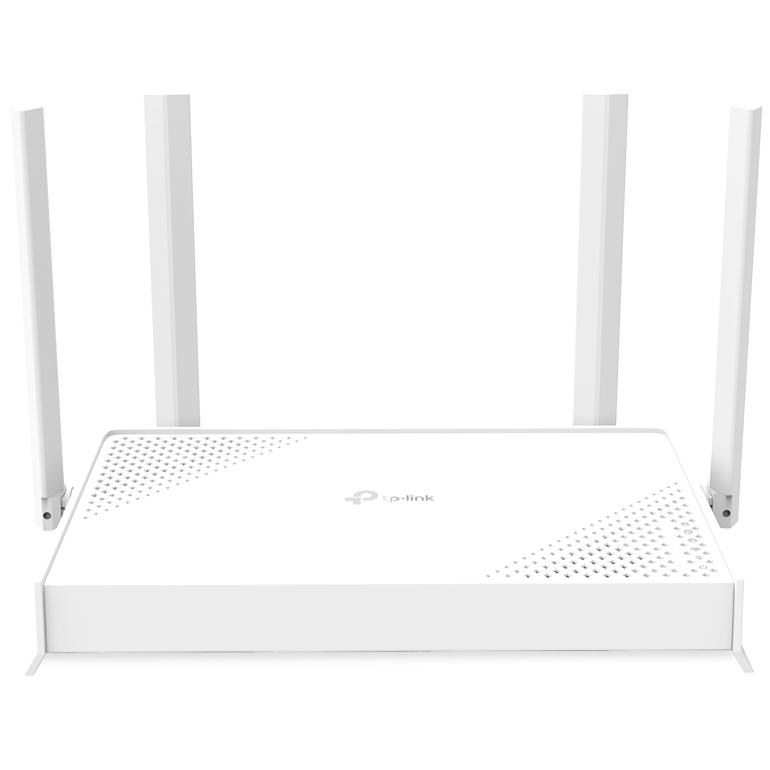 A large main feature product image of TP-Link Archer BE220 - BE3600 Dual-Band Wi-Fi 7 Router - White