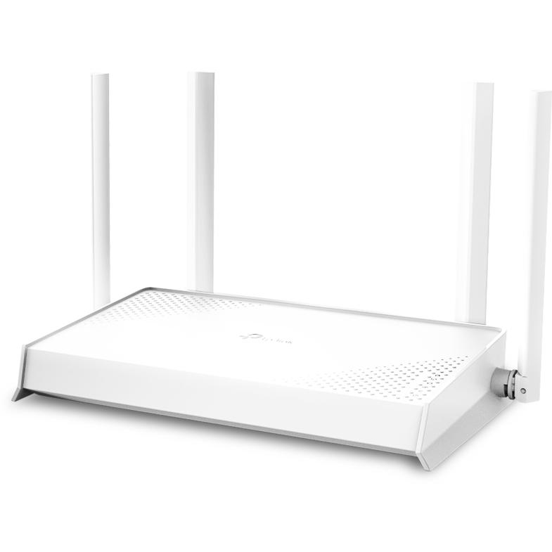 A large main feature product image of TP-Link Archer BE220 - BE3600 Dual-Band Wi-Fi 7 Router - White