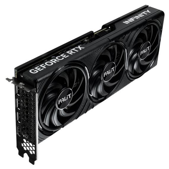A large main feature product image of Palit GeForce RTX 5070 Infinity 3 12GB GDDR7