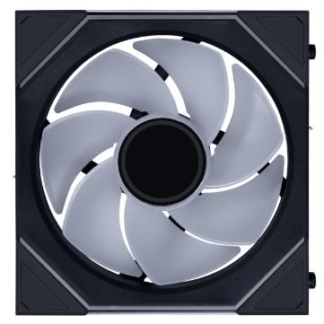 A large main feature product image of Lian Li UNI FAN SL120 Infinity Wireless - 120mm Modular Fan (Black)