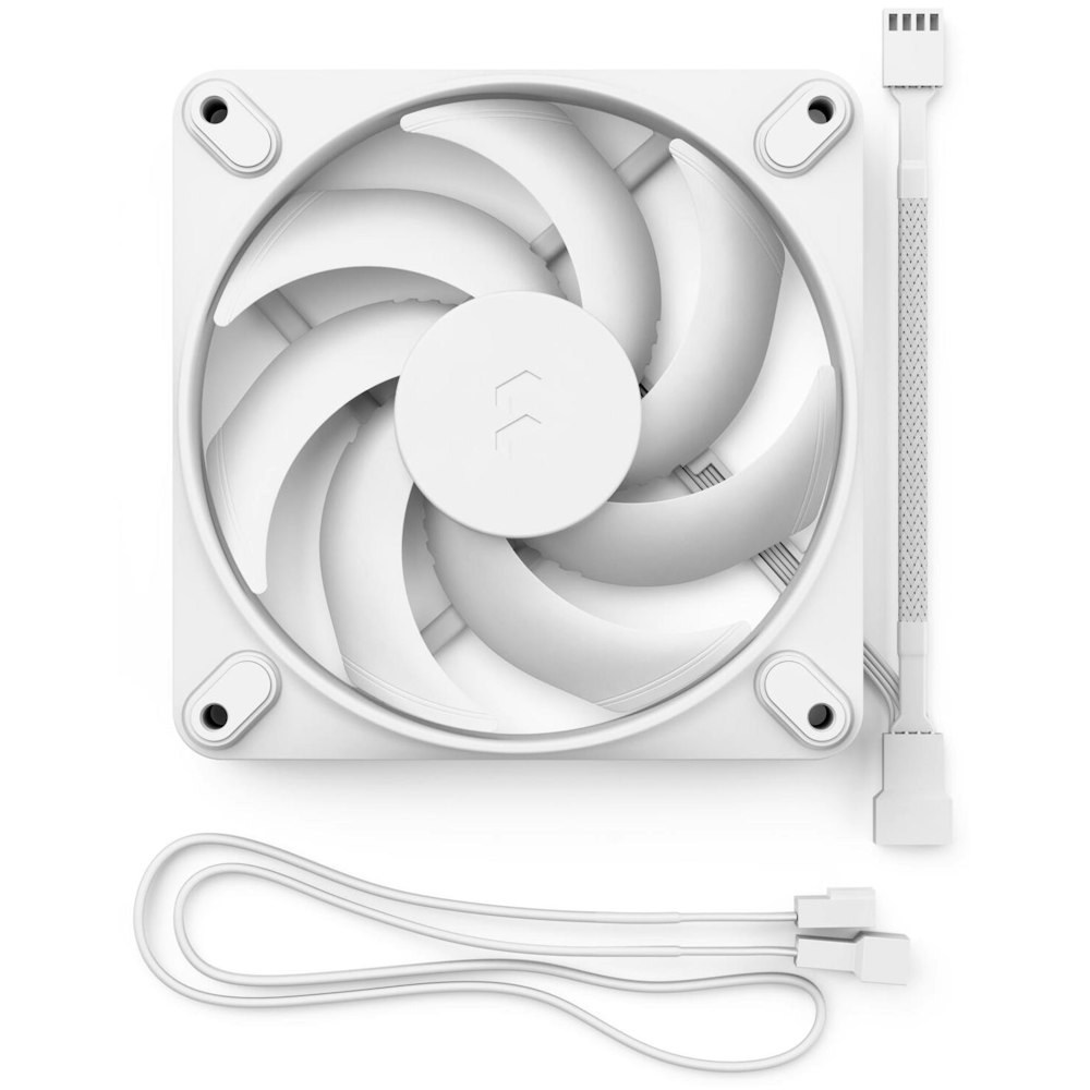 A large main feature product image of Fractal Design Momentum 12 - 120mm LCP Case Fan (White)