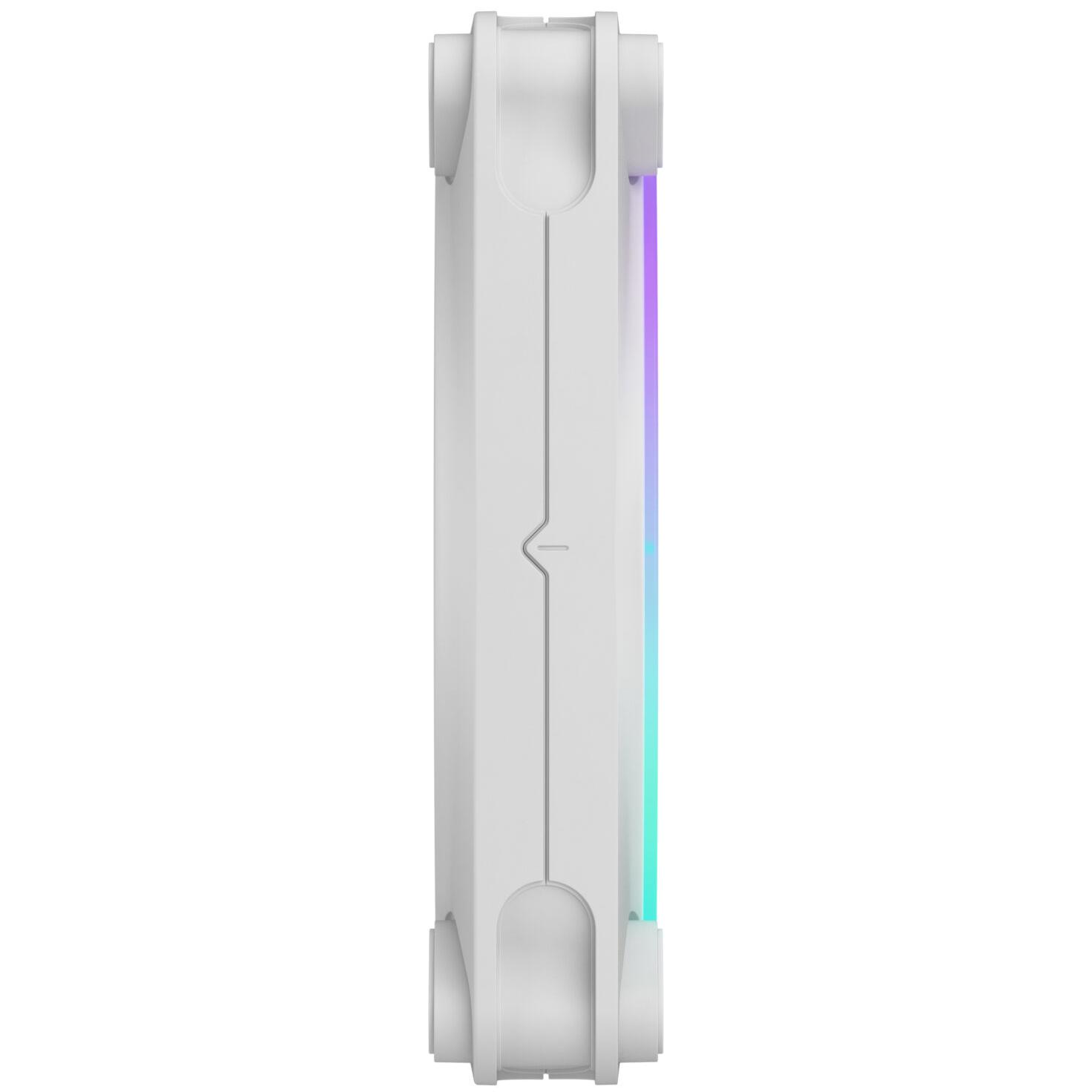 A large main feature product image of Fractal Design Momentum 12 RGB - 120mm LCP Case Fan (White)