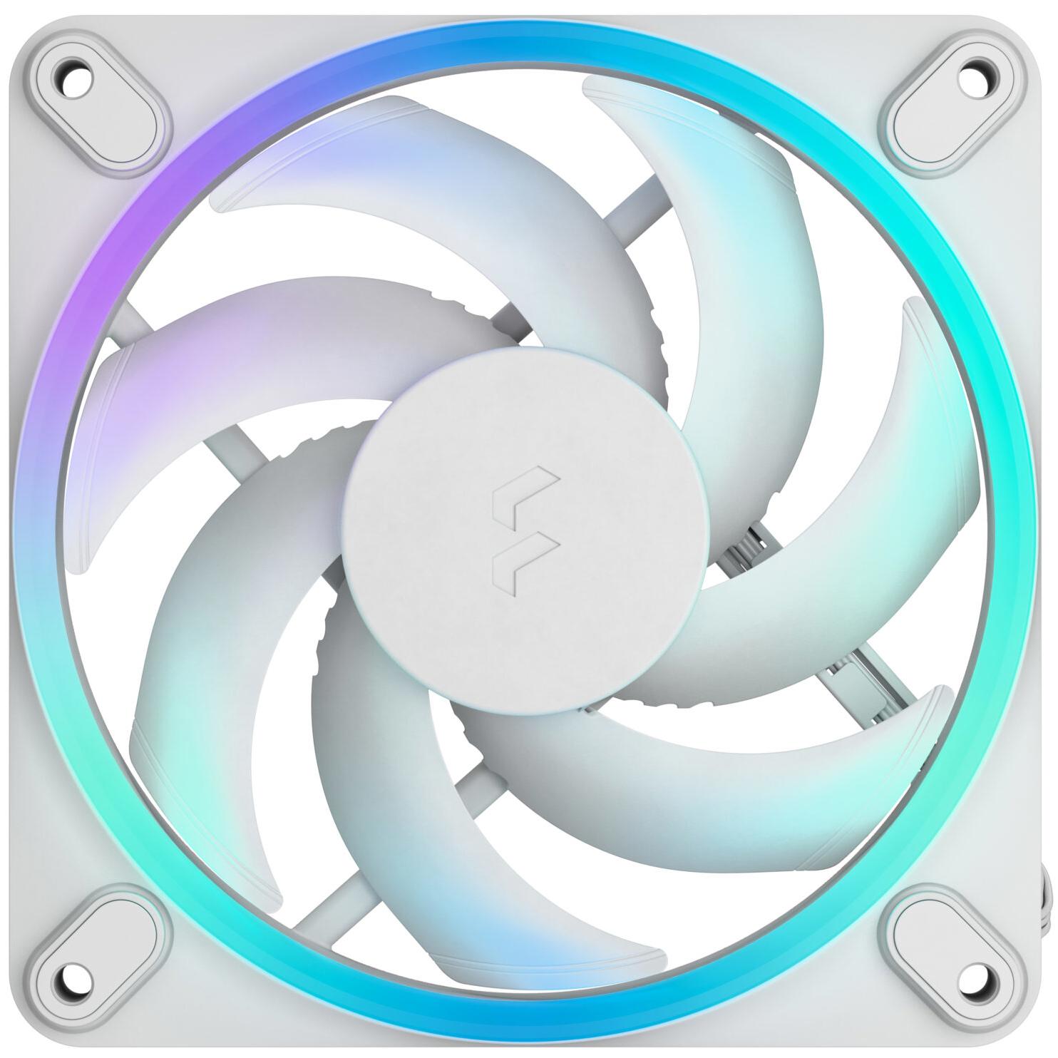 A large main feature product image of Fractal Design Momentum 12 RGB - 120mm LCP Case Fan (White)