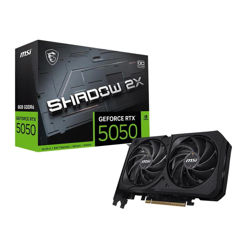 MSI GeForce RTX 5050 8GB GDDR6 SHADOW 2X OC