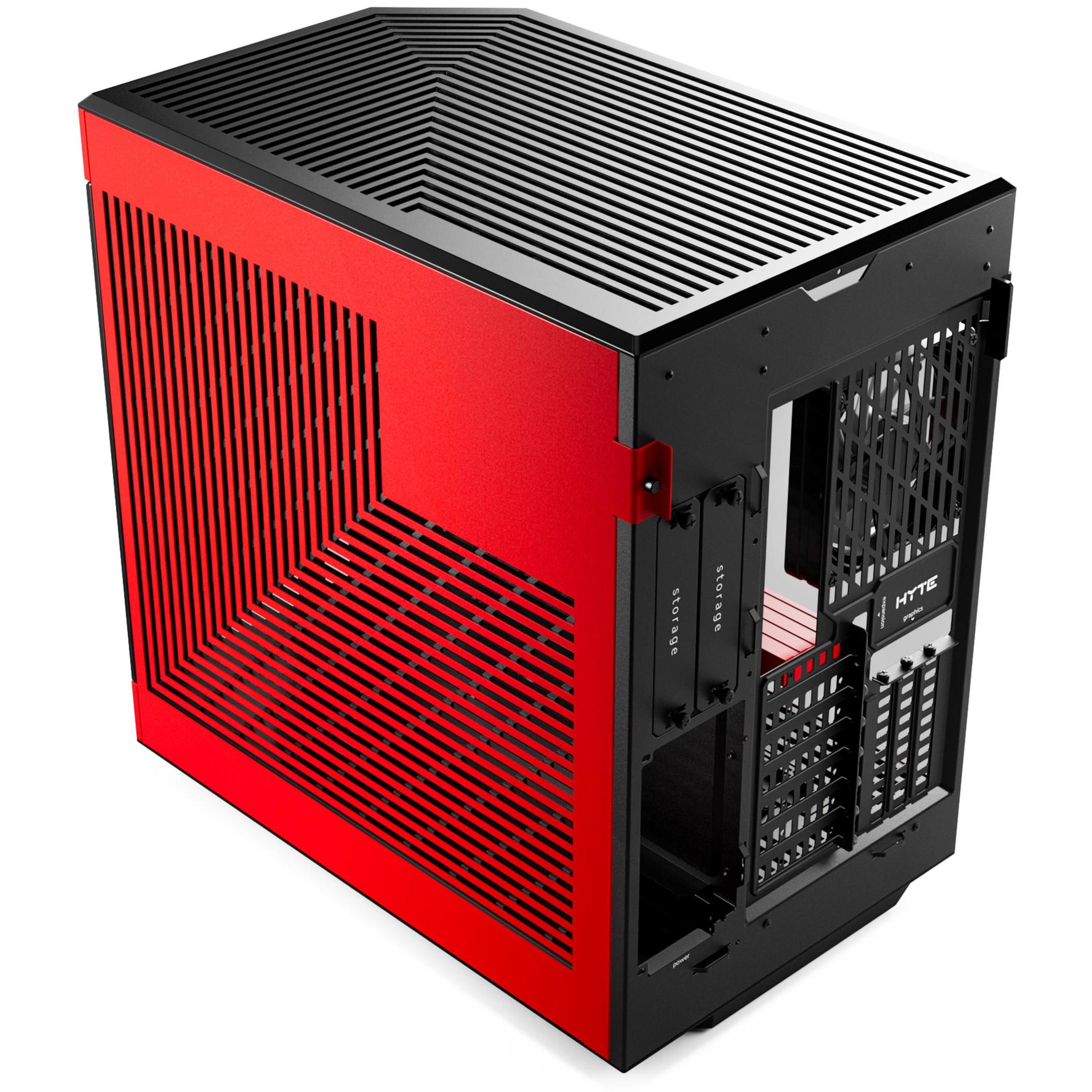 A large main feature product image of HYTE Y60 Tempered Glass Mid Tower Case (Black Cherry)