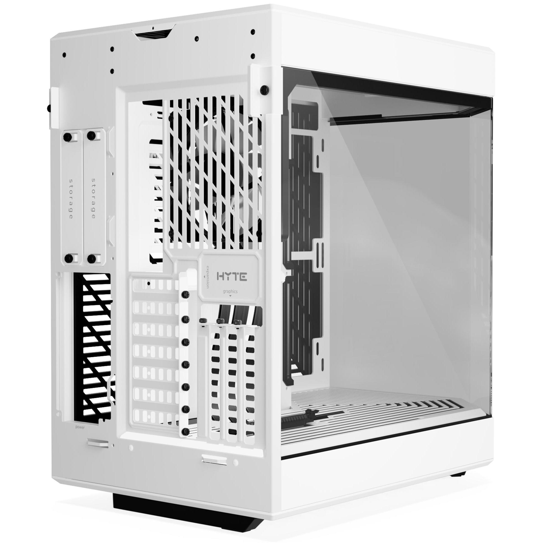 A large main feature product image of HYTE Y60 Tempered Glass Mid Tower Case (Snow White)