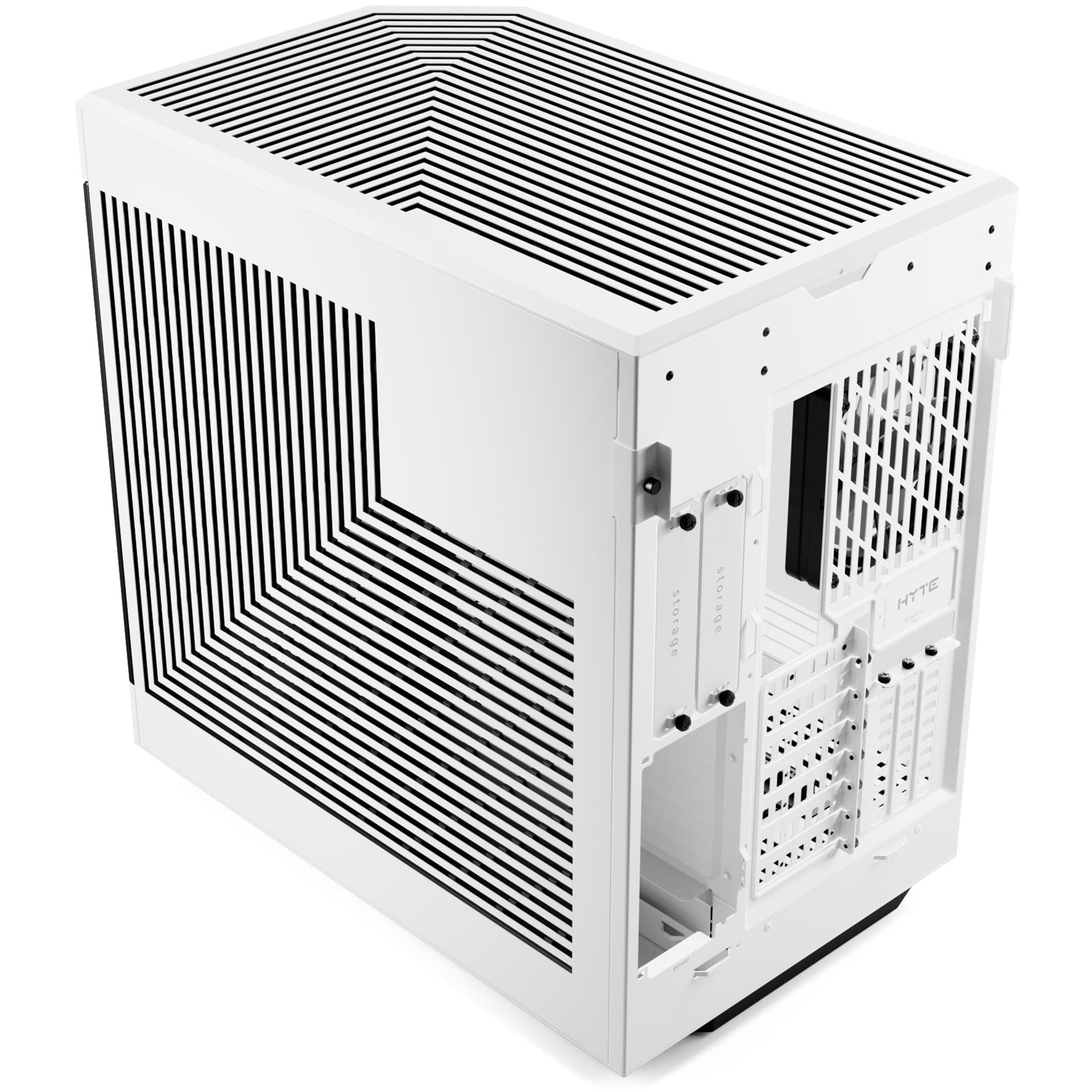 A large main feature product image of HYTE Y60 Tempered Glass Mid Tower Case (Snow White)