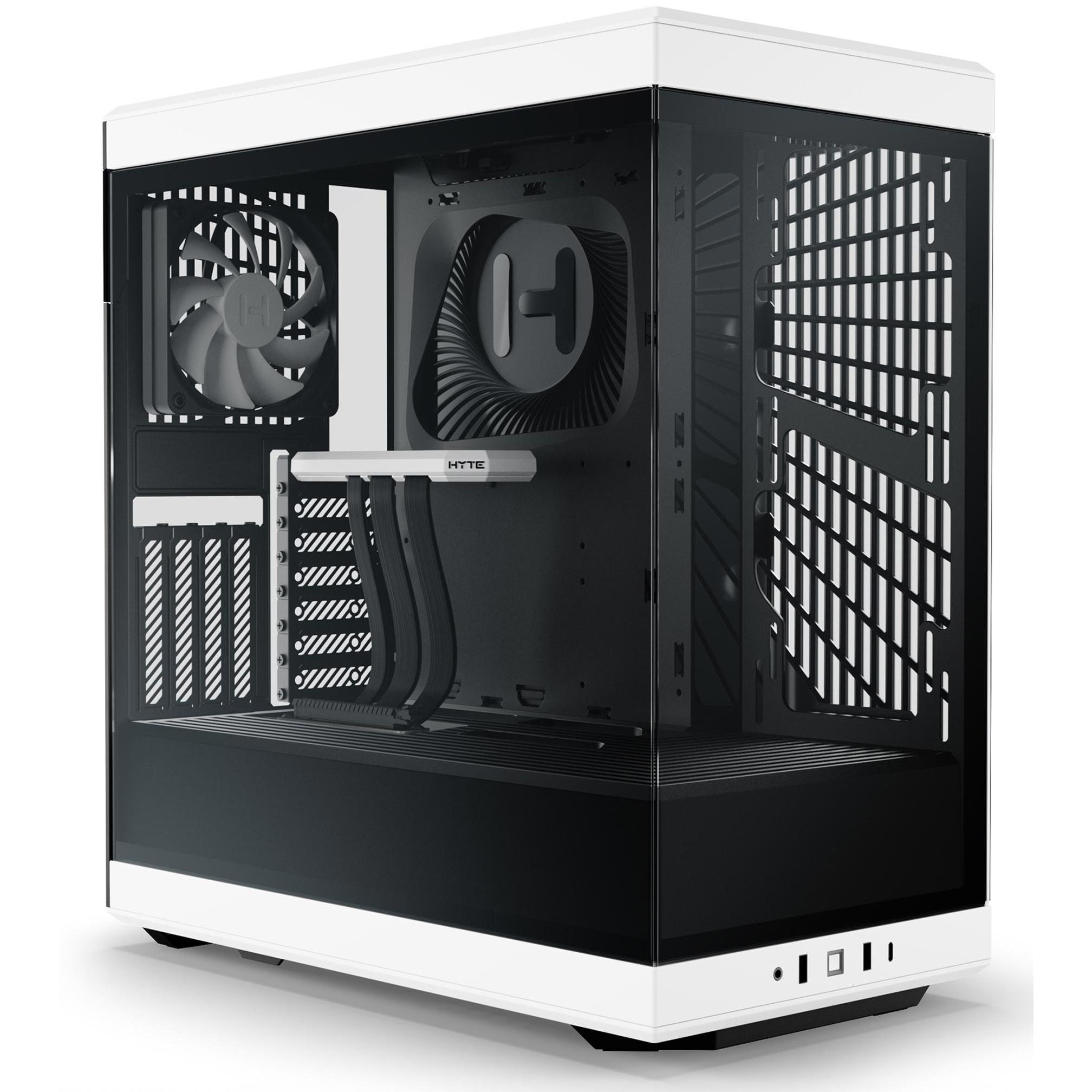 A large main feature product image of HYTE Y40 Tempered Glass Mid Tower Case (Panda)