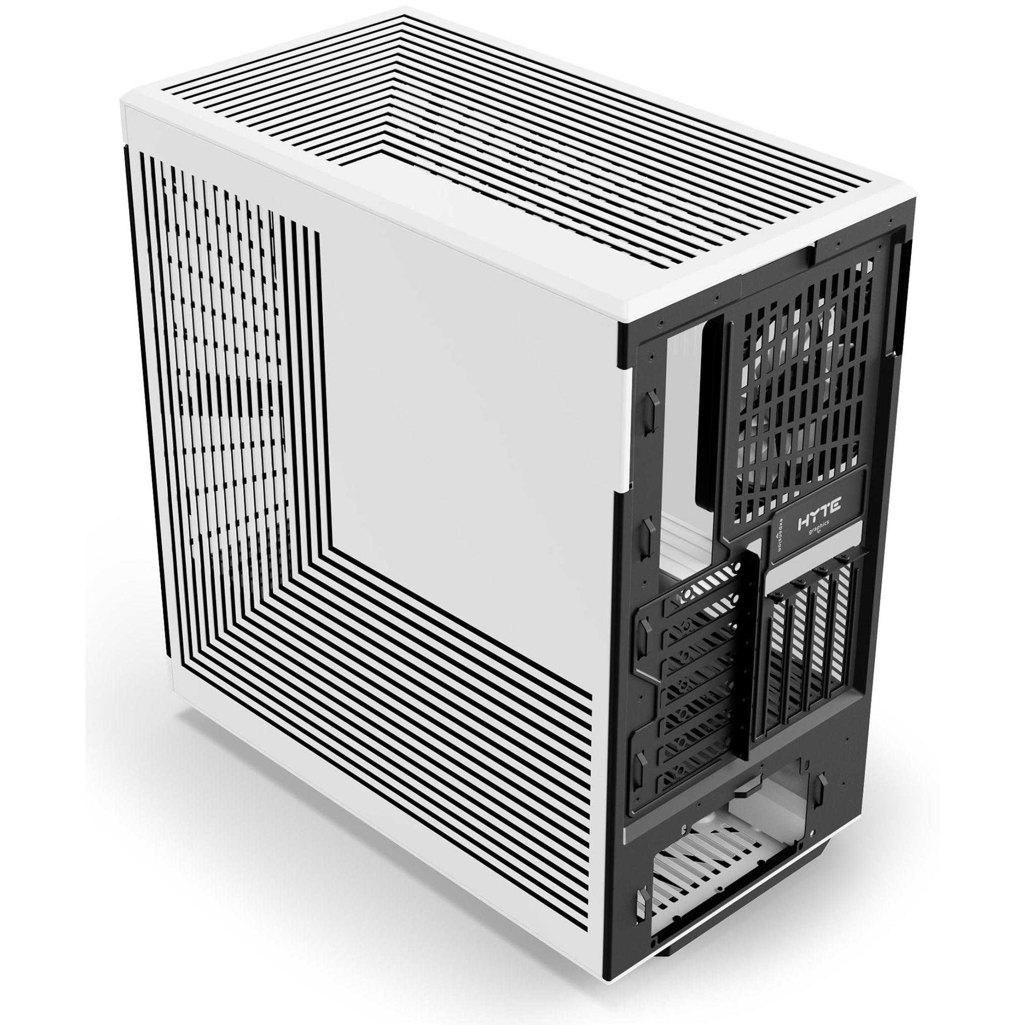 A large main feature product image of HYTE Y40 Tempered Glass Mid Tower Case (Panda)
