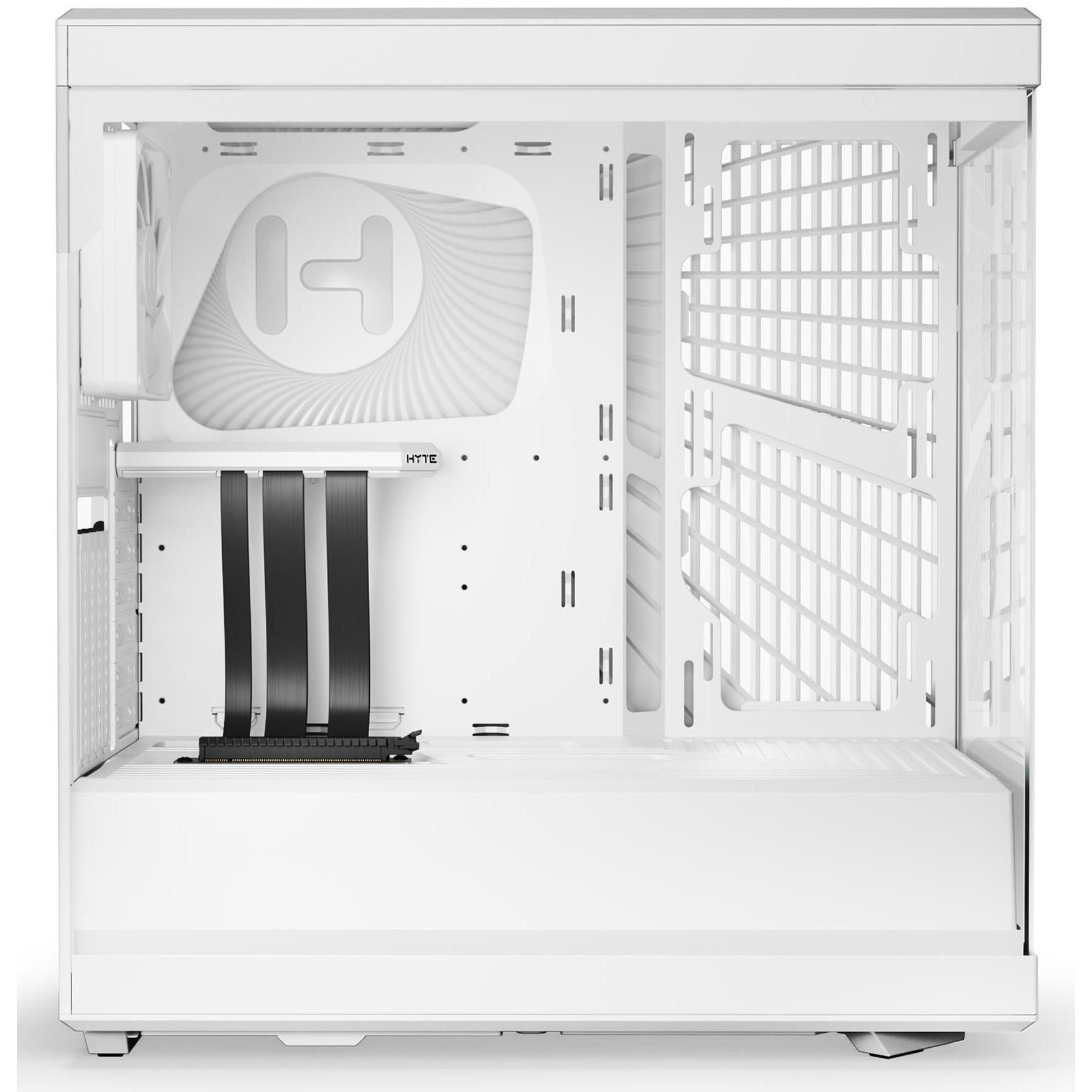 A large main feature product image of HYTE Y40 Tempered Glass Mid Tower Case (Snow White)