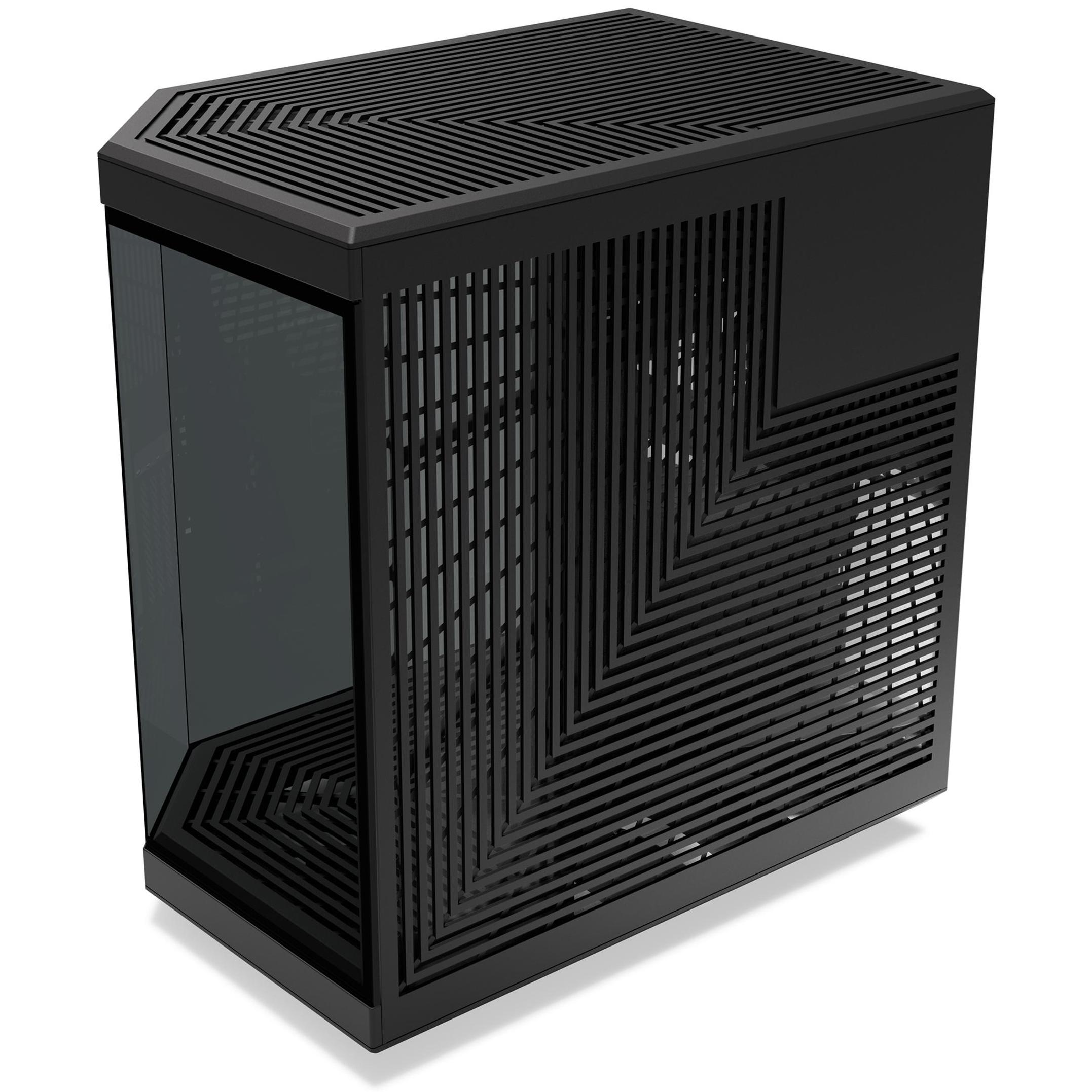 A large main feature product image of HYTE Y70 Tempered Glass Mid Tower Case (Pitch Black)