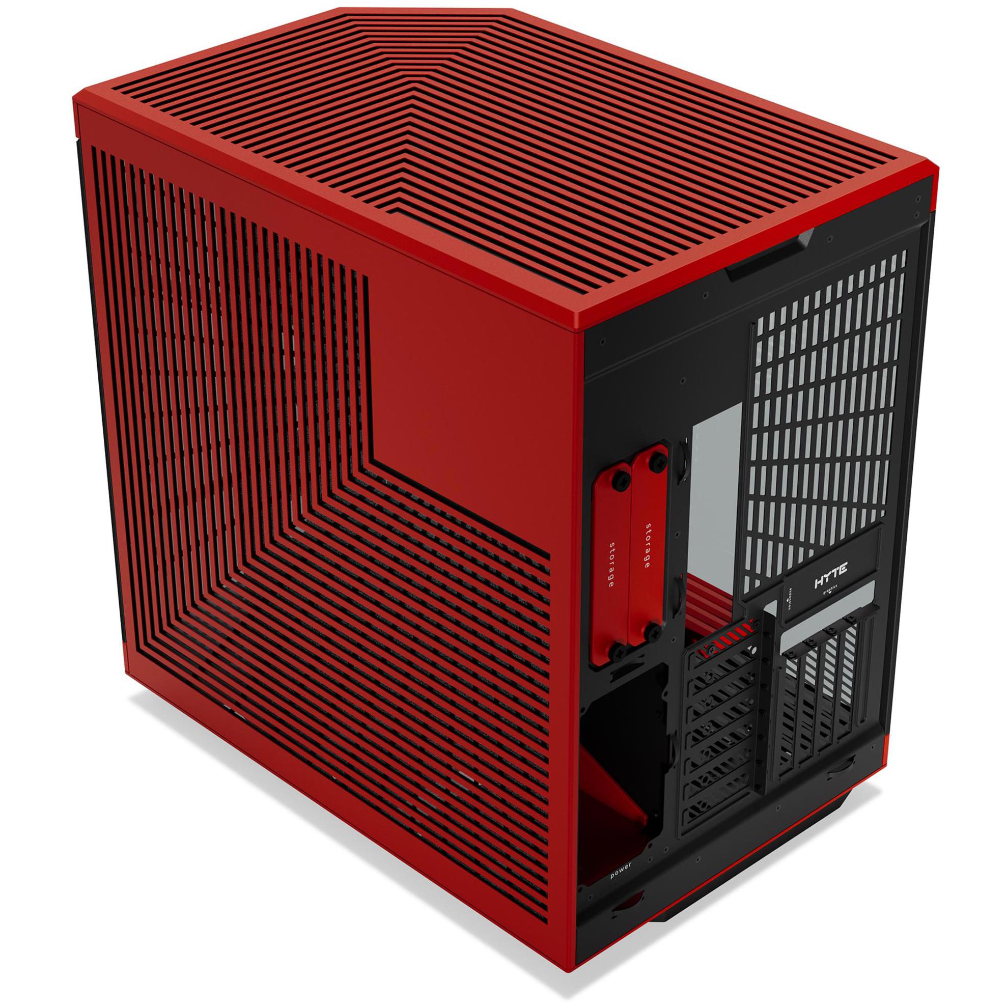 A large main feature product image of HYTE Y70 Tempered Glass Mid Tower Case (Black Cherry)
