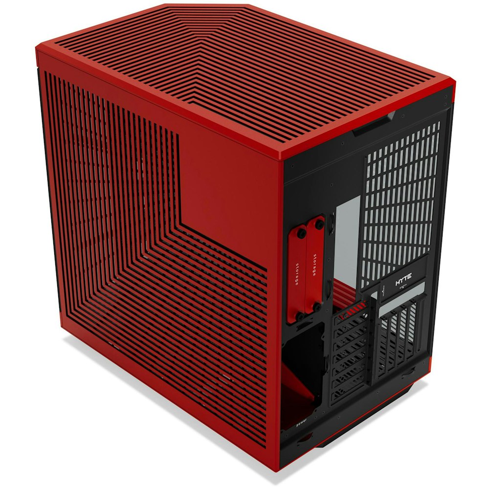 A large main feature product image of HYTE Y70 Tempered Glass Mid Tower Case (Black Cherry)