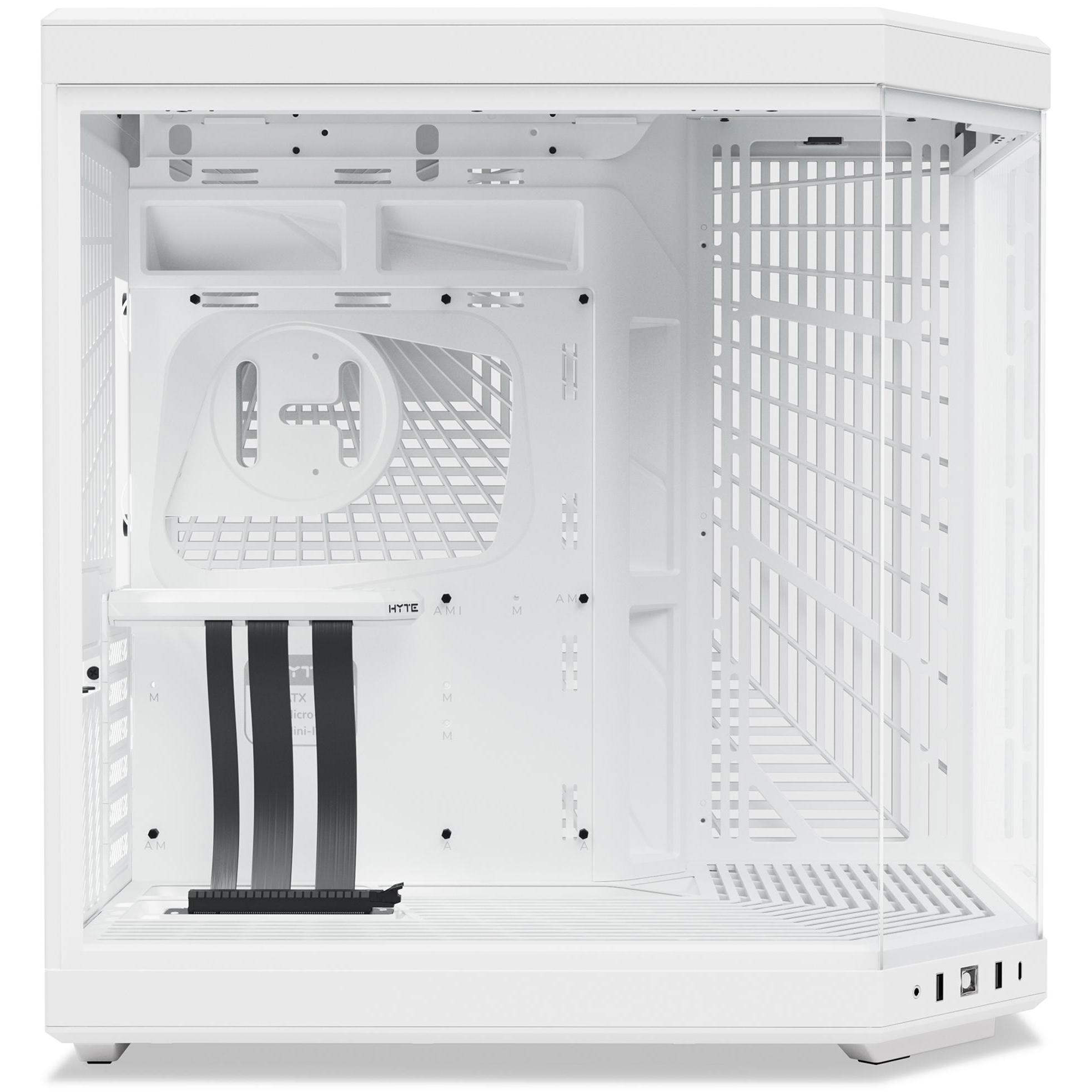 A large main feature product image of HYTE Y70 Tempered Glass Mid Tower Case (Snow White)