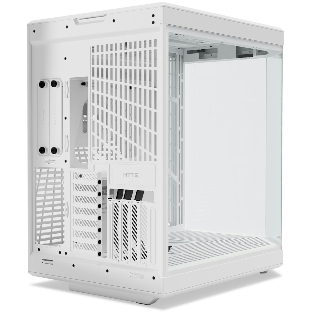 A large main feature product image of HYTE Y70 Tempered Glass Mid Tower Case (Snow White)