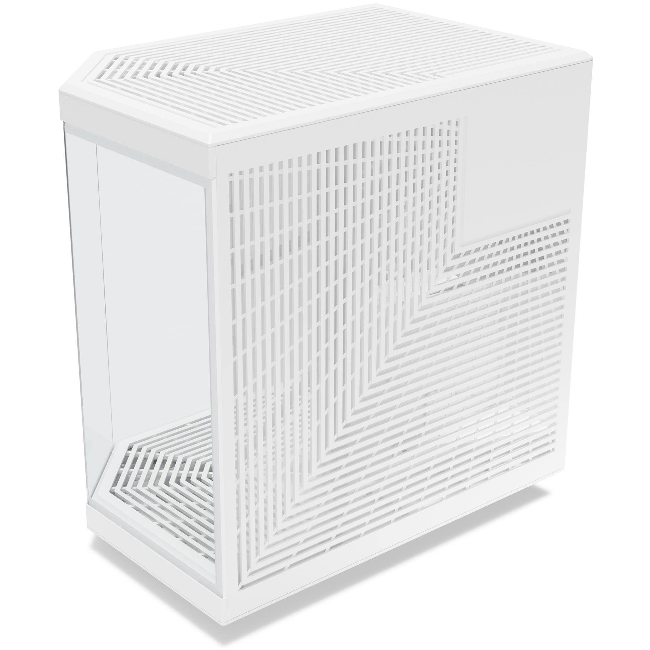 A large main feature product image of HYTE Y70 Tempered Glass Mid Tower Case (Snow White)