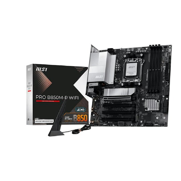 MSI PRO B850M-P WiFi AM5 mATX Desktop Motherboard