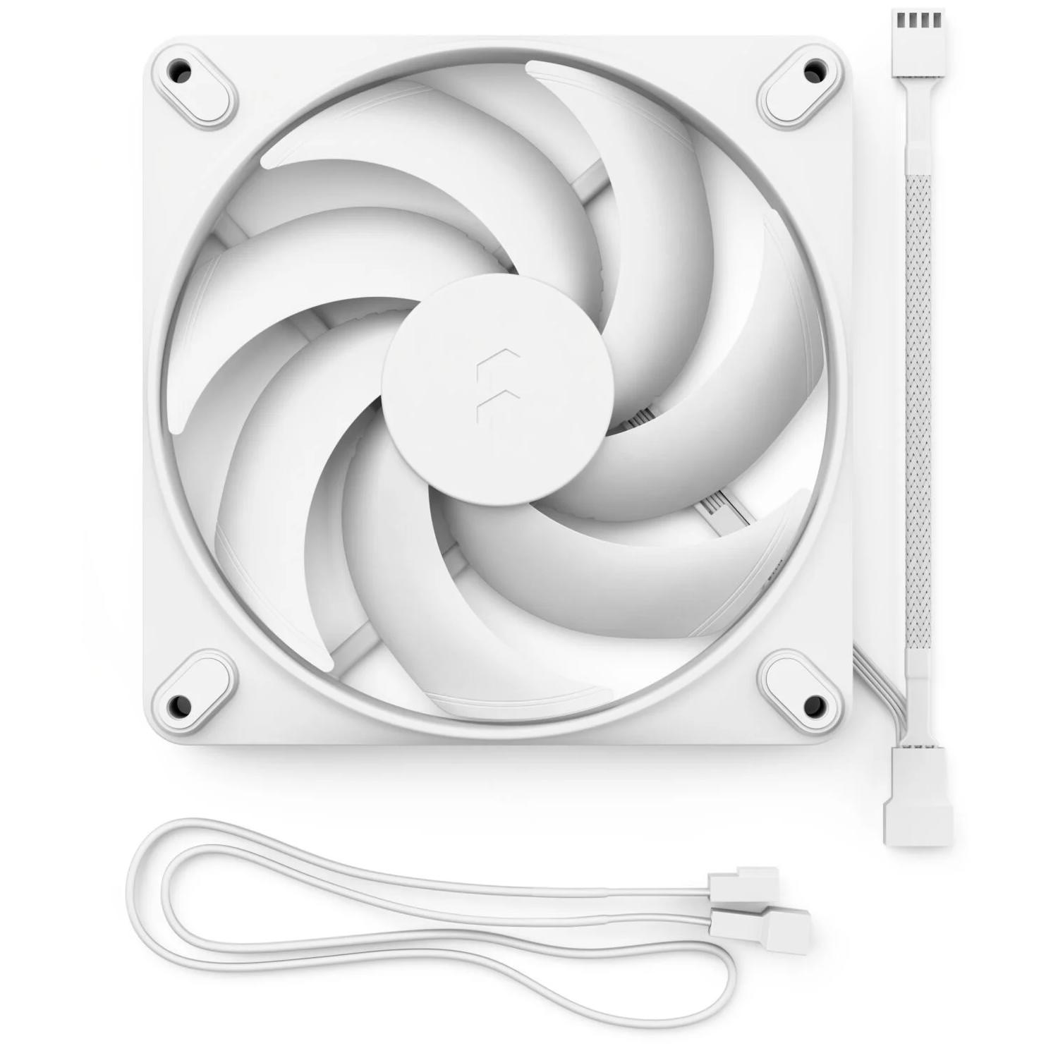 A large main feature product image of Fractal Design Momentum 14 - 140mm LCP Case Fan (White)