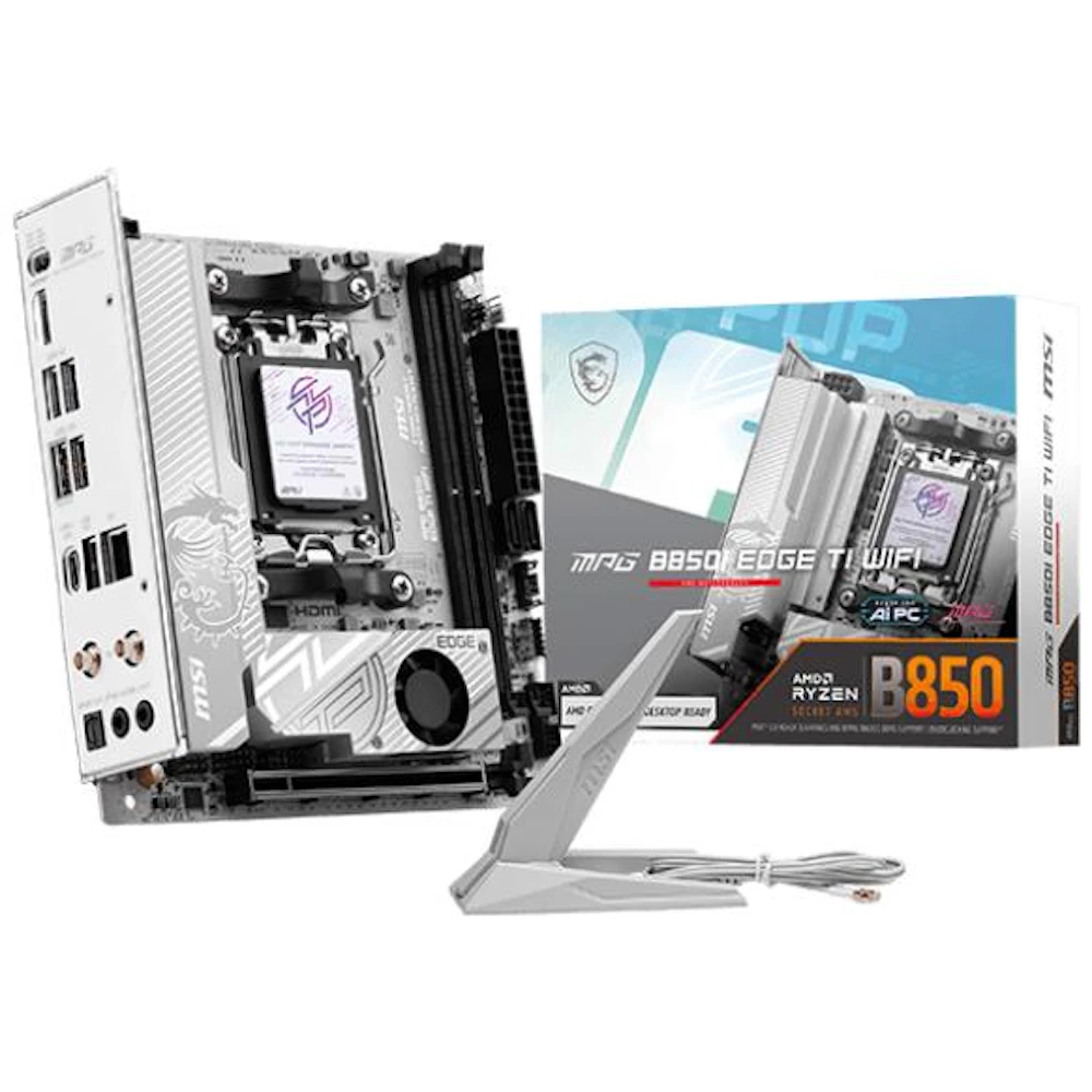 MSI MPG B850I Edge Ti WiFi AM5 Mini-ITX Desktop Motherboard