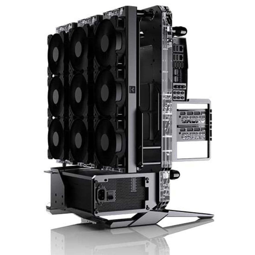 A large main feature product image of Bykski Granzon G20 Distro Water Cooling Case