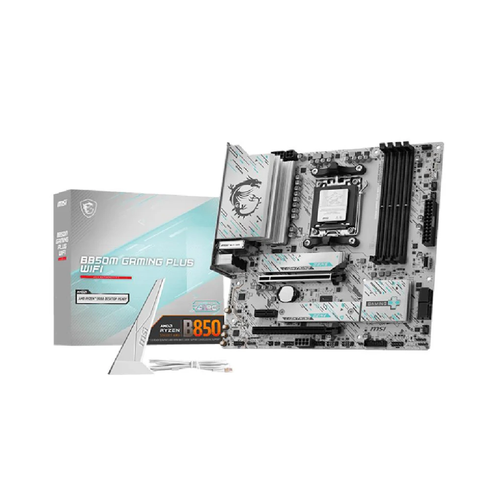 MSI B850M Gaming Plus WiFi AM5 mATX Desktop Motherboard