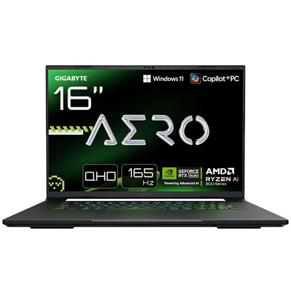 Gigabyte Aero X16 16in WQXGA 165Hz Ryzen AI 7 350 RTX 5070 1TB SSD 16GB RAM W11H Gaming Laptop