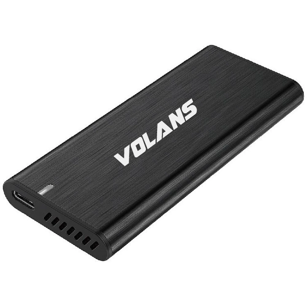 Volans Aluminium NVMe PCIe M.2 SSD to USB3.1 Gen 2 Type C Enclosure 10Gbps