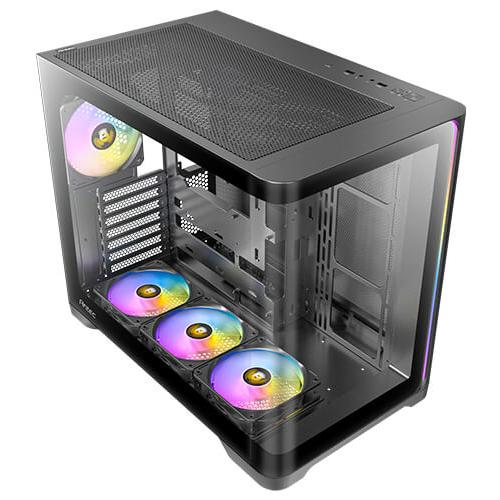 A large main feature product image of Antec C5 Curve ARGB - Tempered Glass Mid Tower Case (Black)