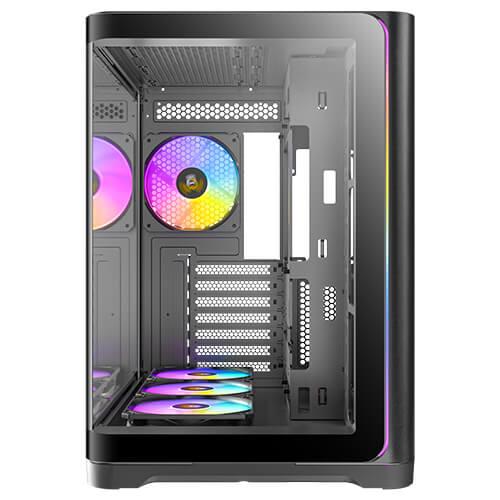 A large main feature product image of Antec C5 Curve ARGB - Tempered Glass Mid Tower Case (Black)