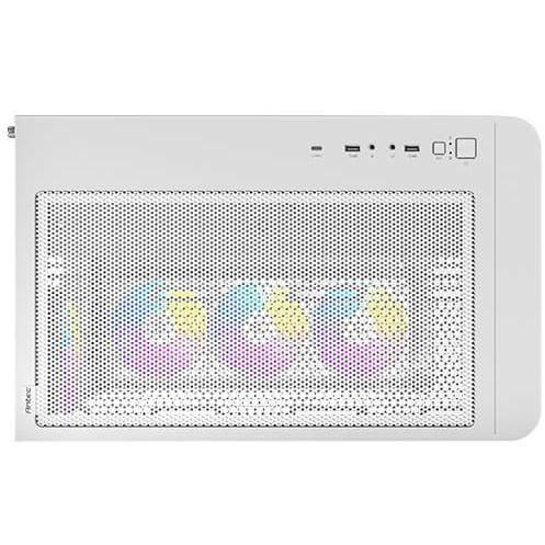 A large main feature product image of Antec C5 Curve ARGB - Tempered Glass Mid Tower Case (White)