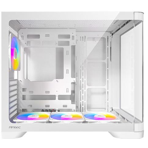 A large main feature product image of Antec C5 Curve ARGB - Tempered Glass Mid Tower Case (White)