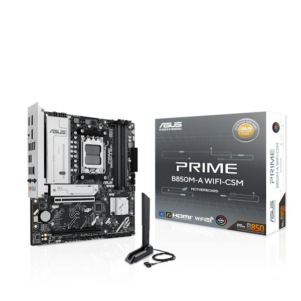 ASUS PRIME B850M-A WiFi-CSM AM5 mATX Desktop Motherboard