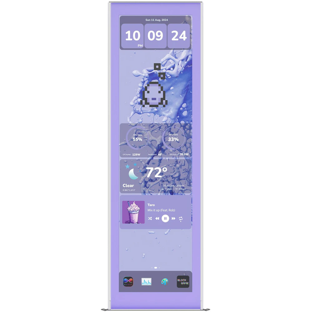 HYTE 14.9" Touch Infinite LCD Display Upgrade for Y70 (Taro Milk)