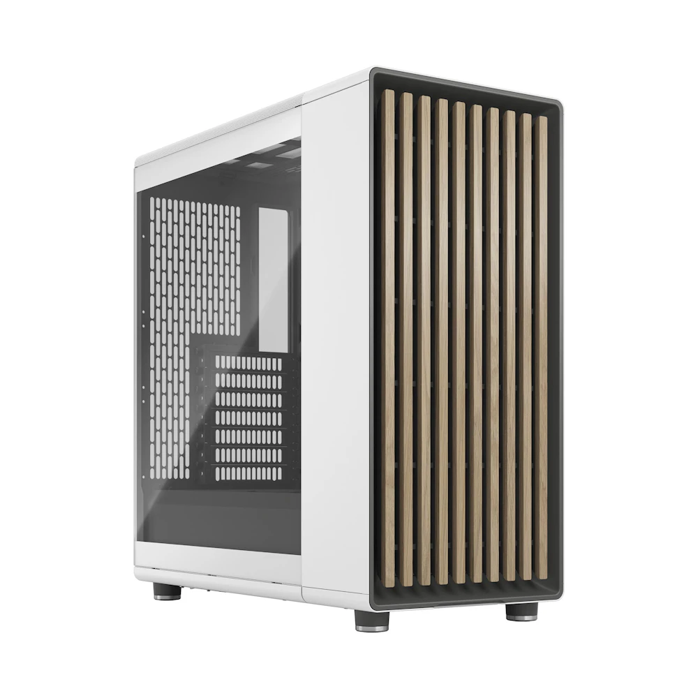 Fractal Design North TG Mid Tower Case (Chalk White)