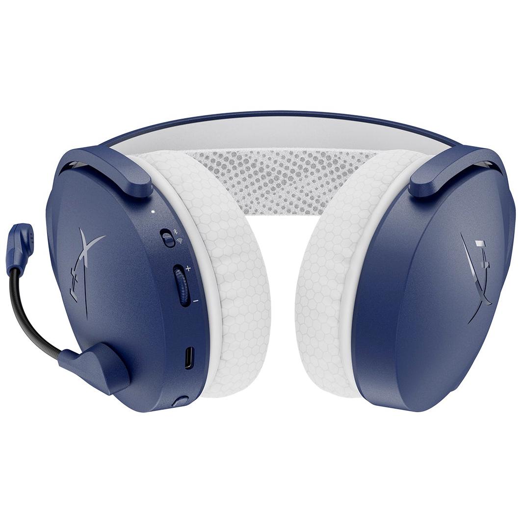 A large main feature product image of HyperX Cloud Jet - Wireless Gaming Headset (Blue)
