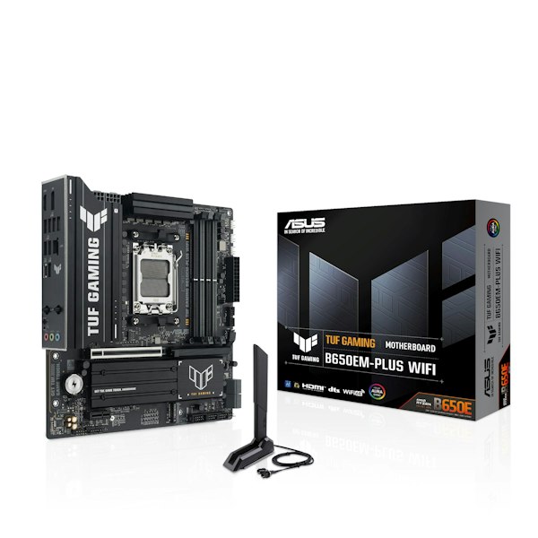 ASUS TUF Gaming B650EM-Plus WiFi AM5 mATX Desktop Motherboard