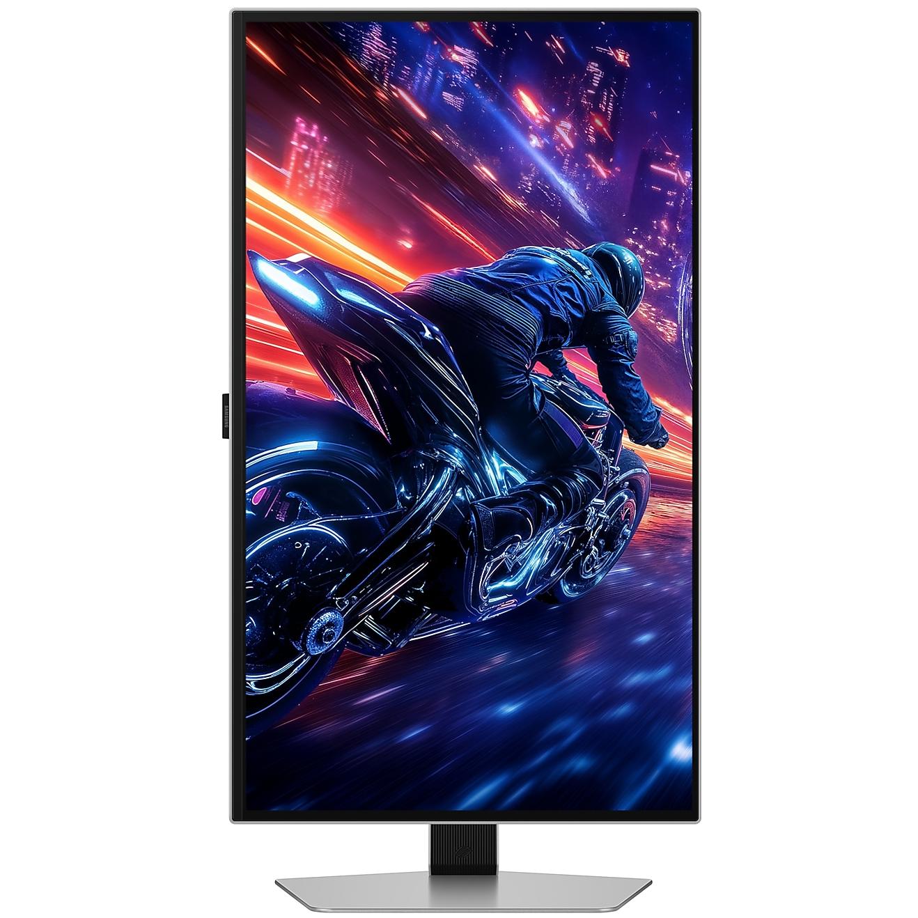 A large main feature product image of Samsung Odyssey OLED G6 G60SF - 27" 1440p 500Hz 0.03ms Gaming Monitor