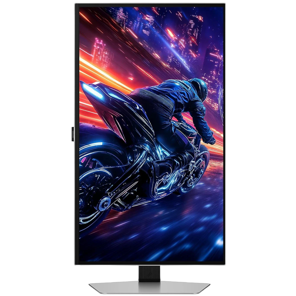 A large main feature product image of Samsung Odyssey OLED G6 G60SF - 27" 1440p 500Hz 0.03ms Gaming Monitor