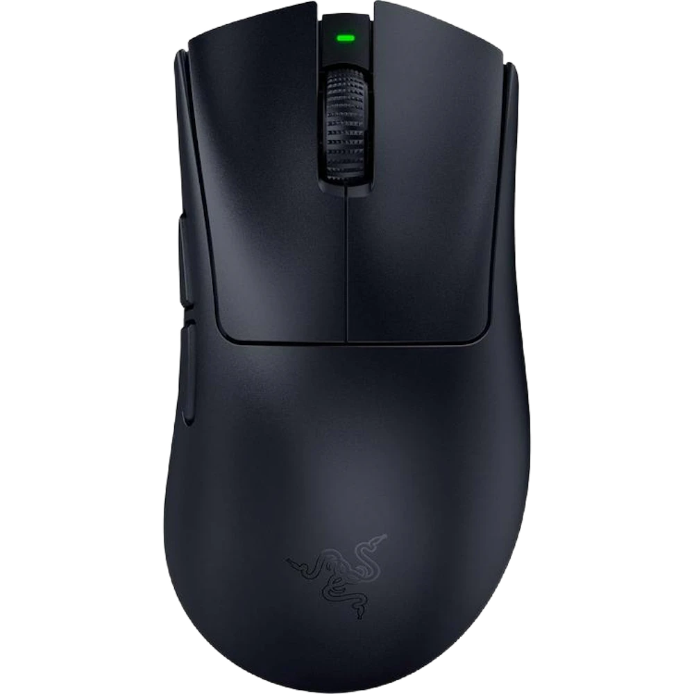 A large main feature product image of Razer DeathAdder V4 Pro - Wireless Lightweight Ergonomic eSports Mouse (Black)