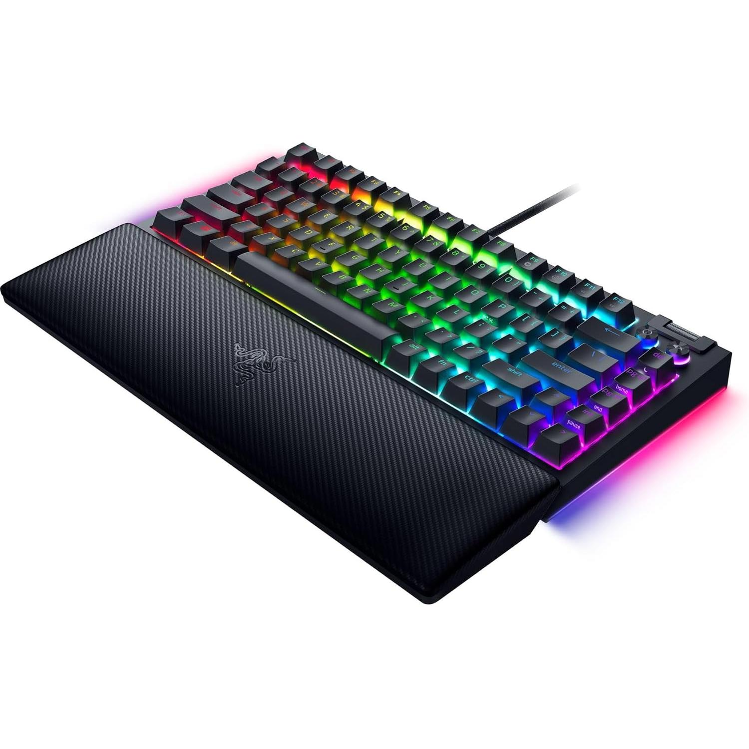 A large main feature product image of Razer BlackWidow V4 Tenkeyless HyperSpeed - Hot-swappable Wireless Mechanical Gaming Keyboard (Orange Switch)