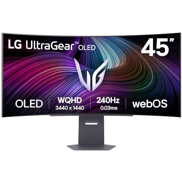 LG UltraGear 45GX90SA-B 44.5" WQHD 240Hz 0.03ms G-Sync OLED Curved Gaming Monitor