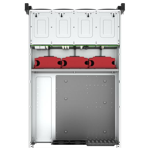 A large main feature product image of SilverStone RM43-324 4U 24-Bay Rackmount Storage Server Chassis w/ Mini-SAS Interface