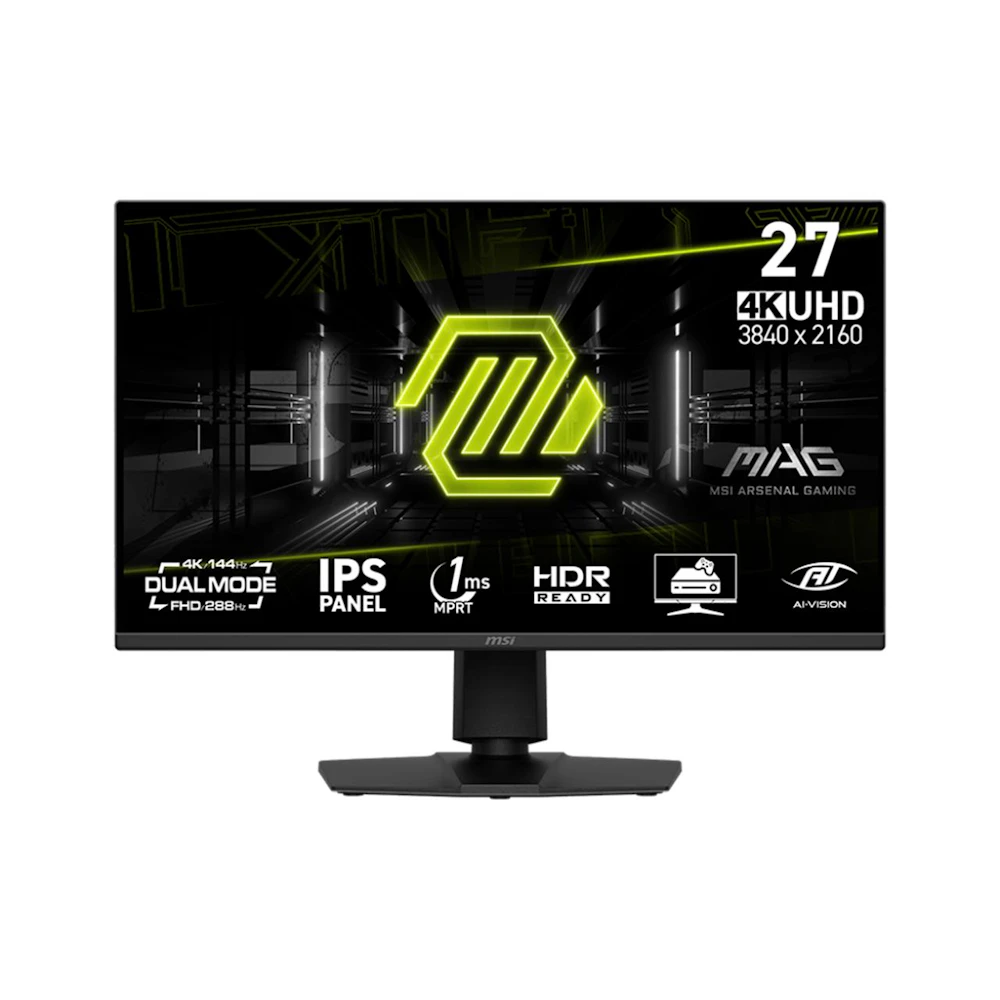 MSI MAG 275UPD E14 - 27" 4K 2160p 144Hz / 1080p 288Hz Dual-Mode IPS Gaming Monitor