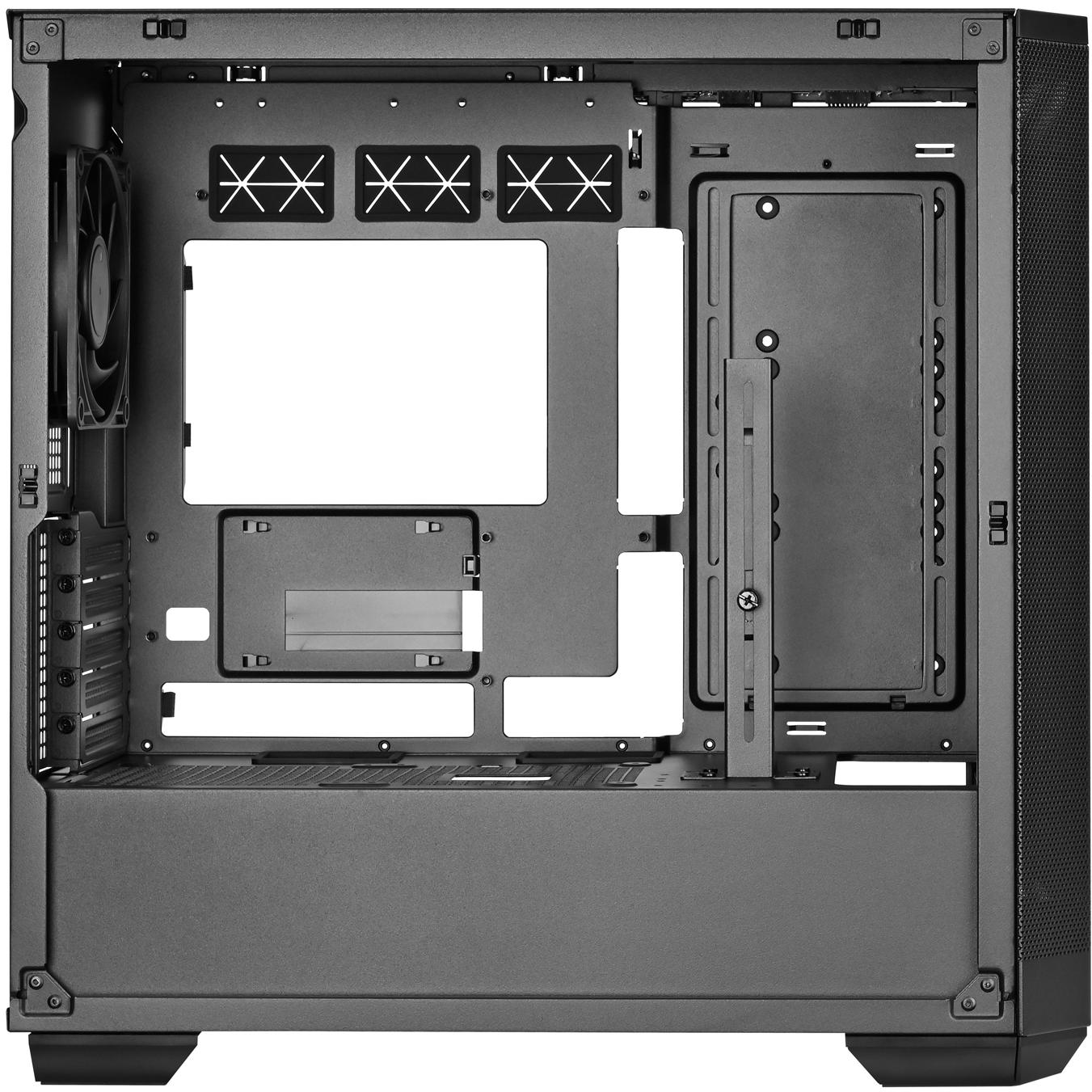 A large main feature product image of SilverStone SETA H2M Mid Tower Workstation Case