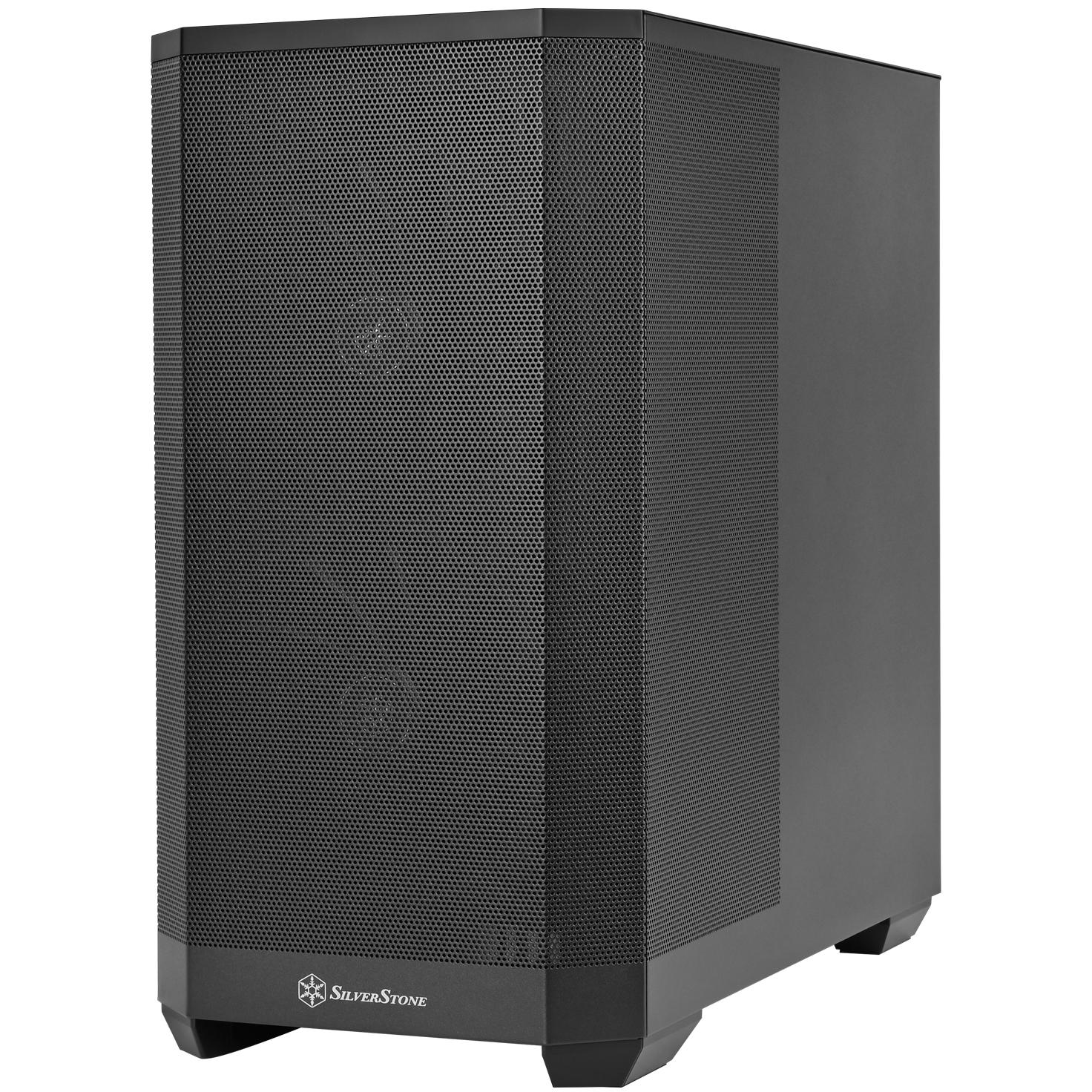 A large main feature product image of SilverStone SETA H2M Mid Tower Workstation Case