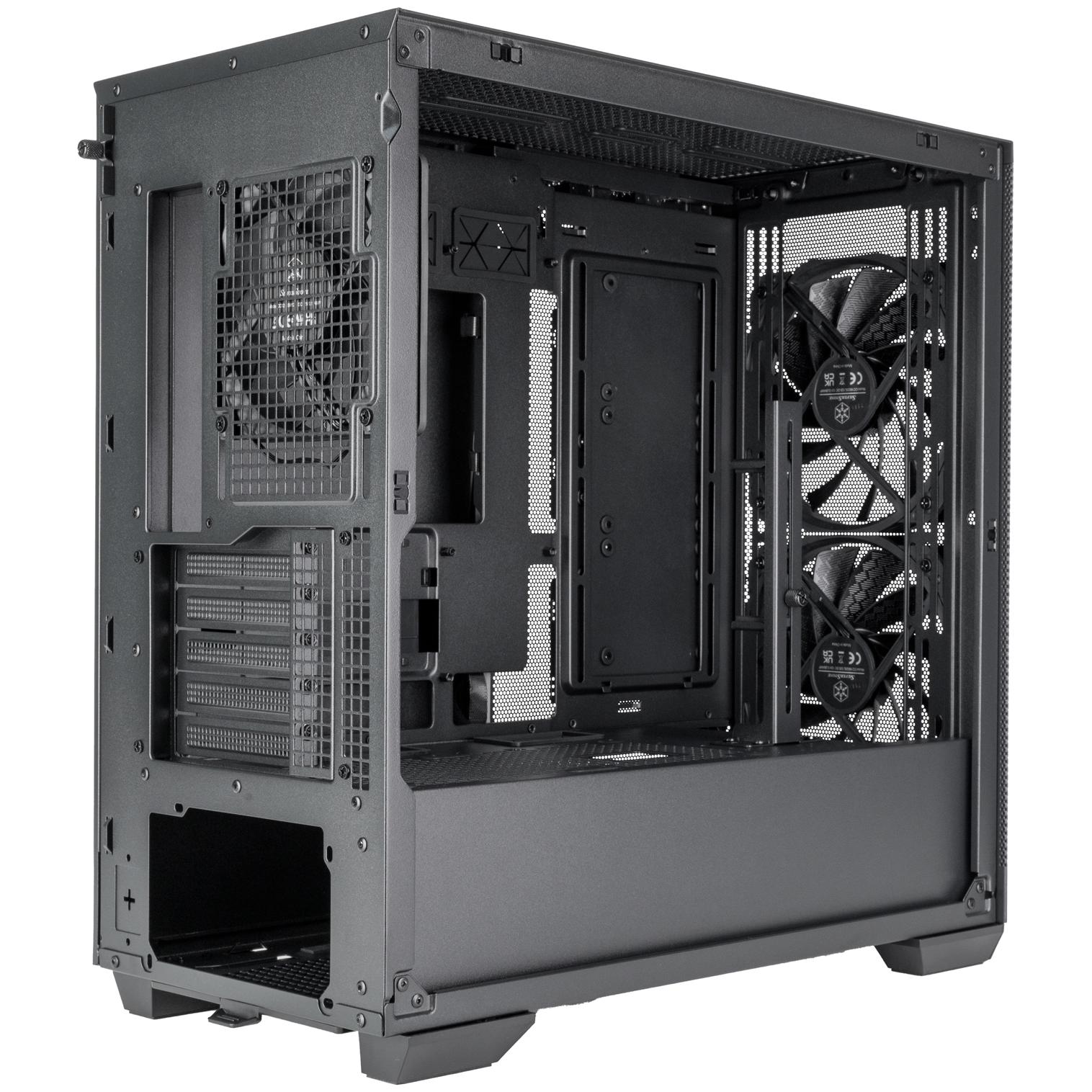 A large main feature product image of SilverStone SETA H2M Mid Tower Workstation Case